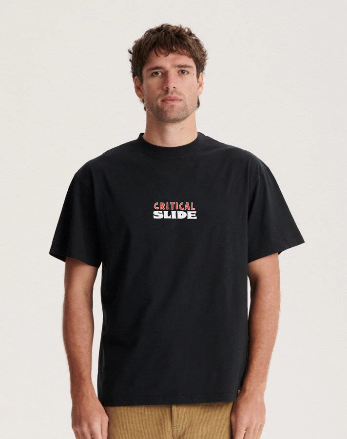 Critical Slide Greenroom Tee - VINTAGE BLACK - Image 2