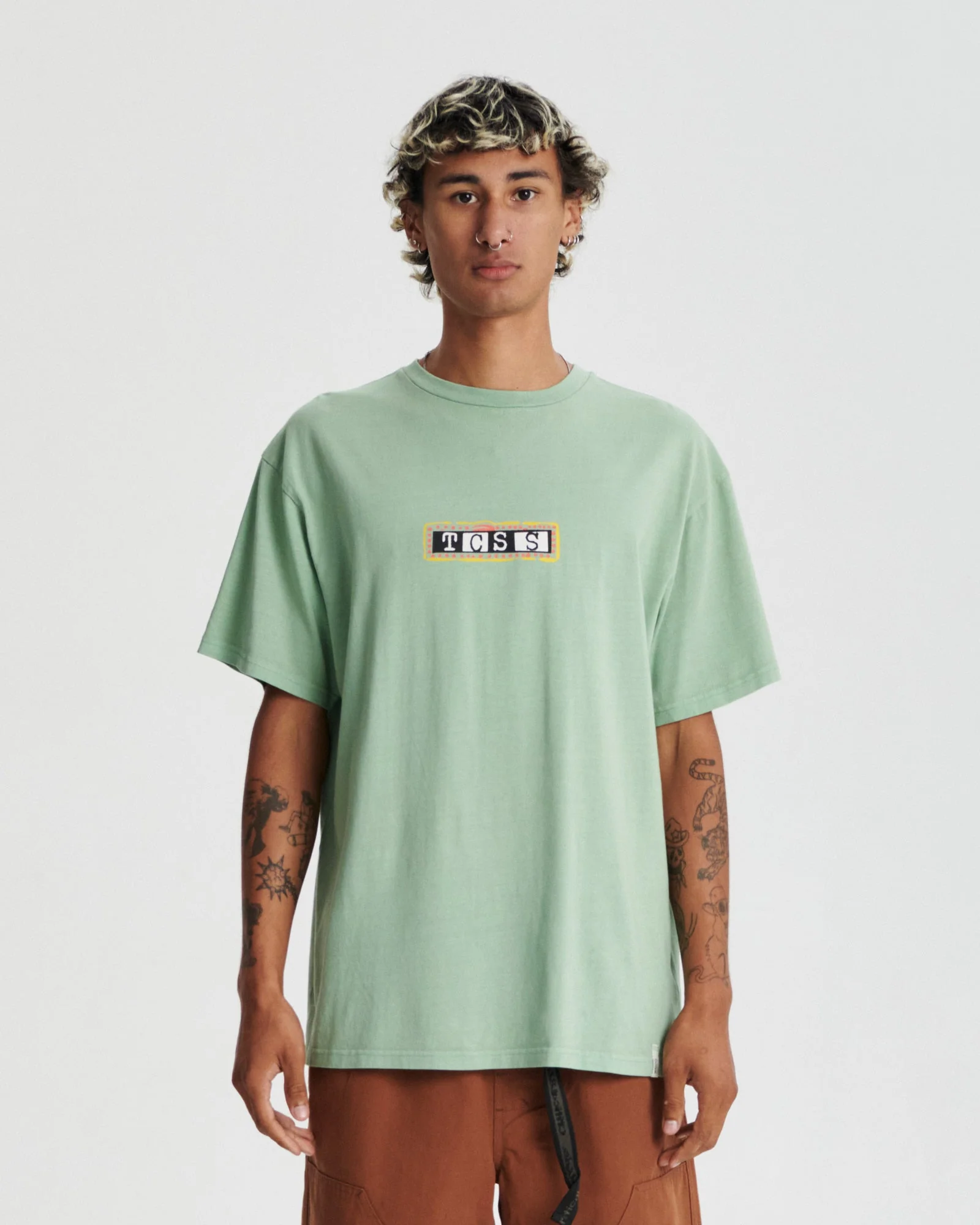 Critical Slide Reference Tee - MINT - Image 2