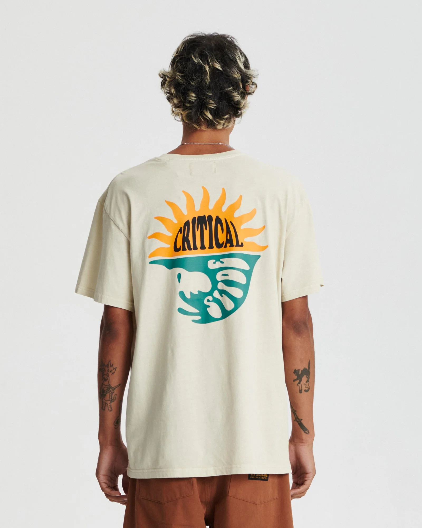 Critical Slide Reflection Tee - BONE