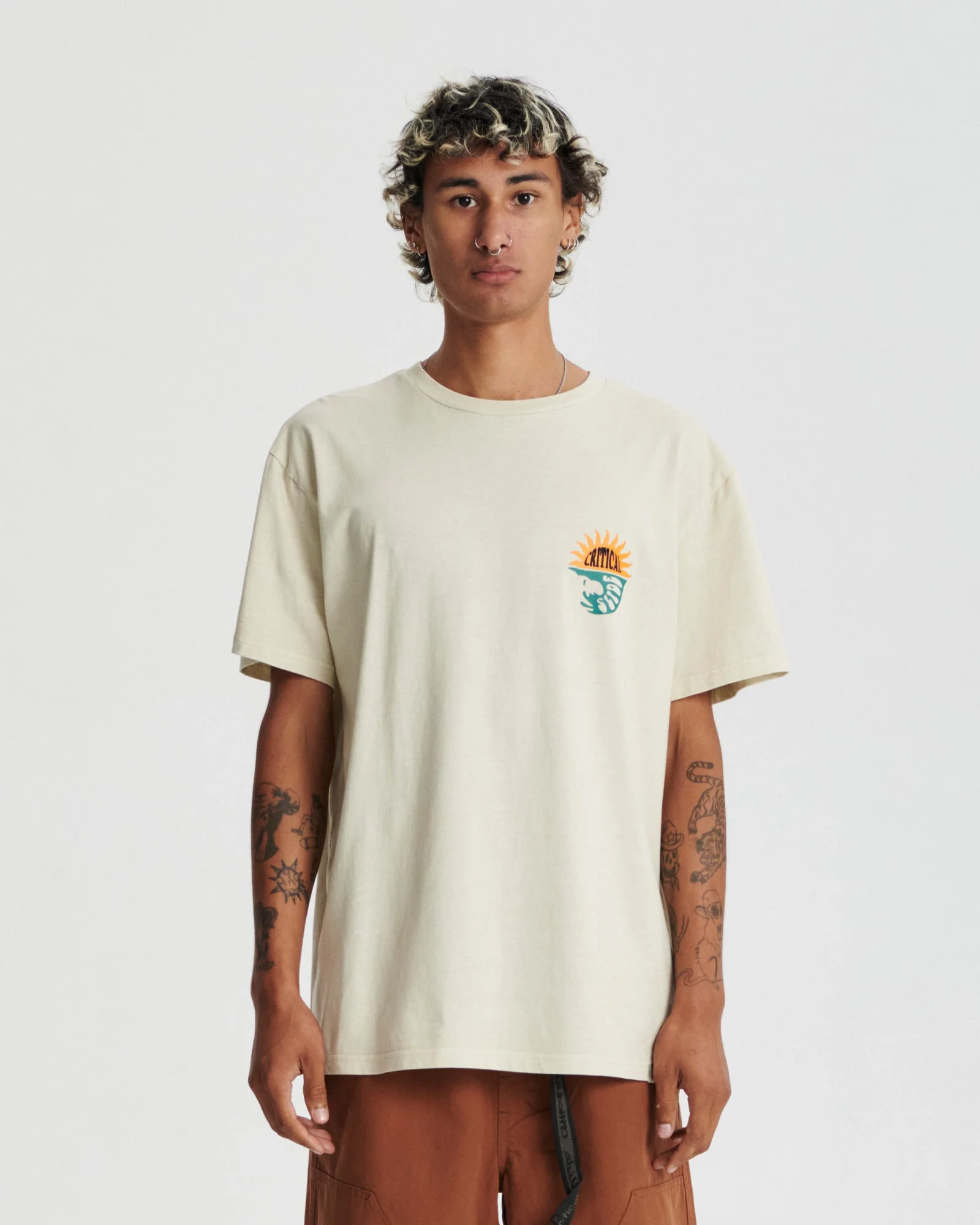 Critical Slide Reflection Tee - BONE - Image 2