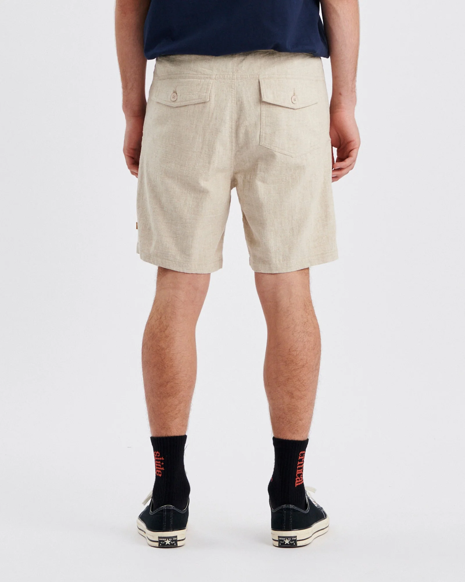 Critical Slide Cruiser Linen Short - Ecru - Image 8