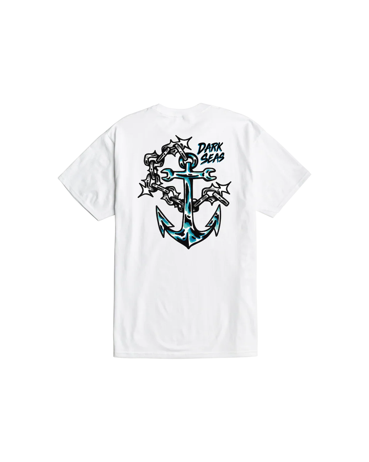 Dark Seas Chrome Chains Stock T-Shirt - White
