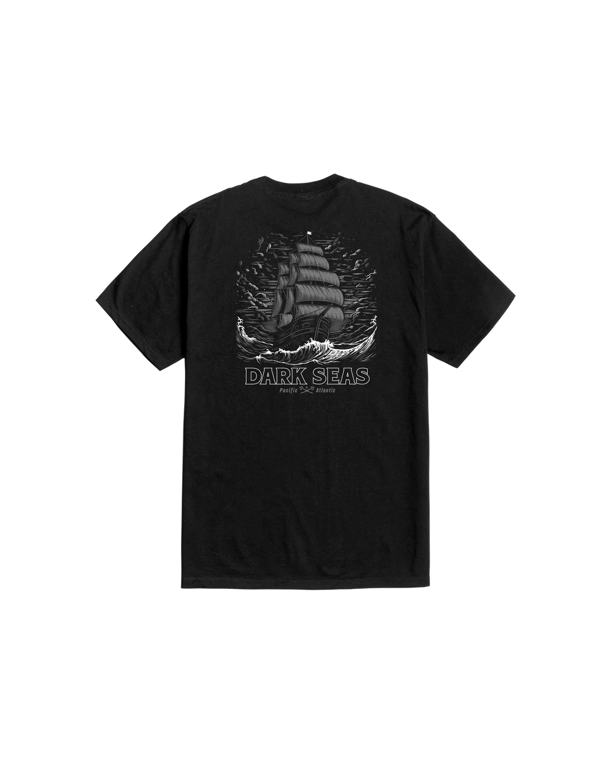 Dark Seas Dead Of Nite Stock T-Shirt - Black