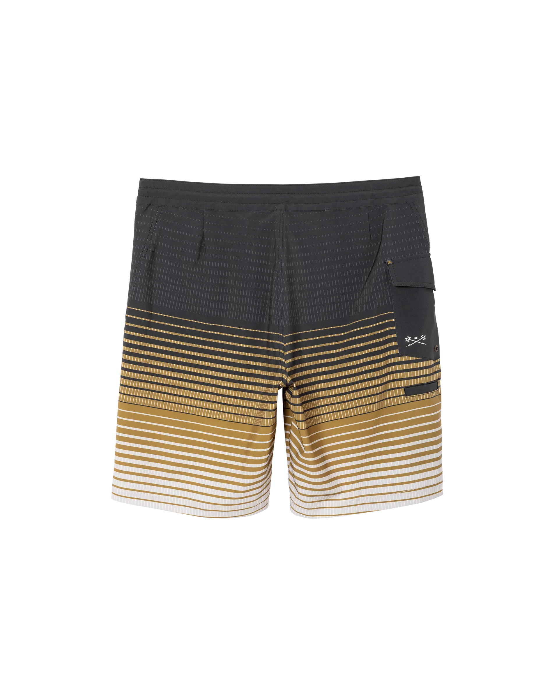 Dark Seas Deepwater Boardshort - Black/Tobacco - Image 2