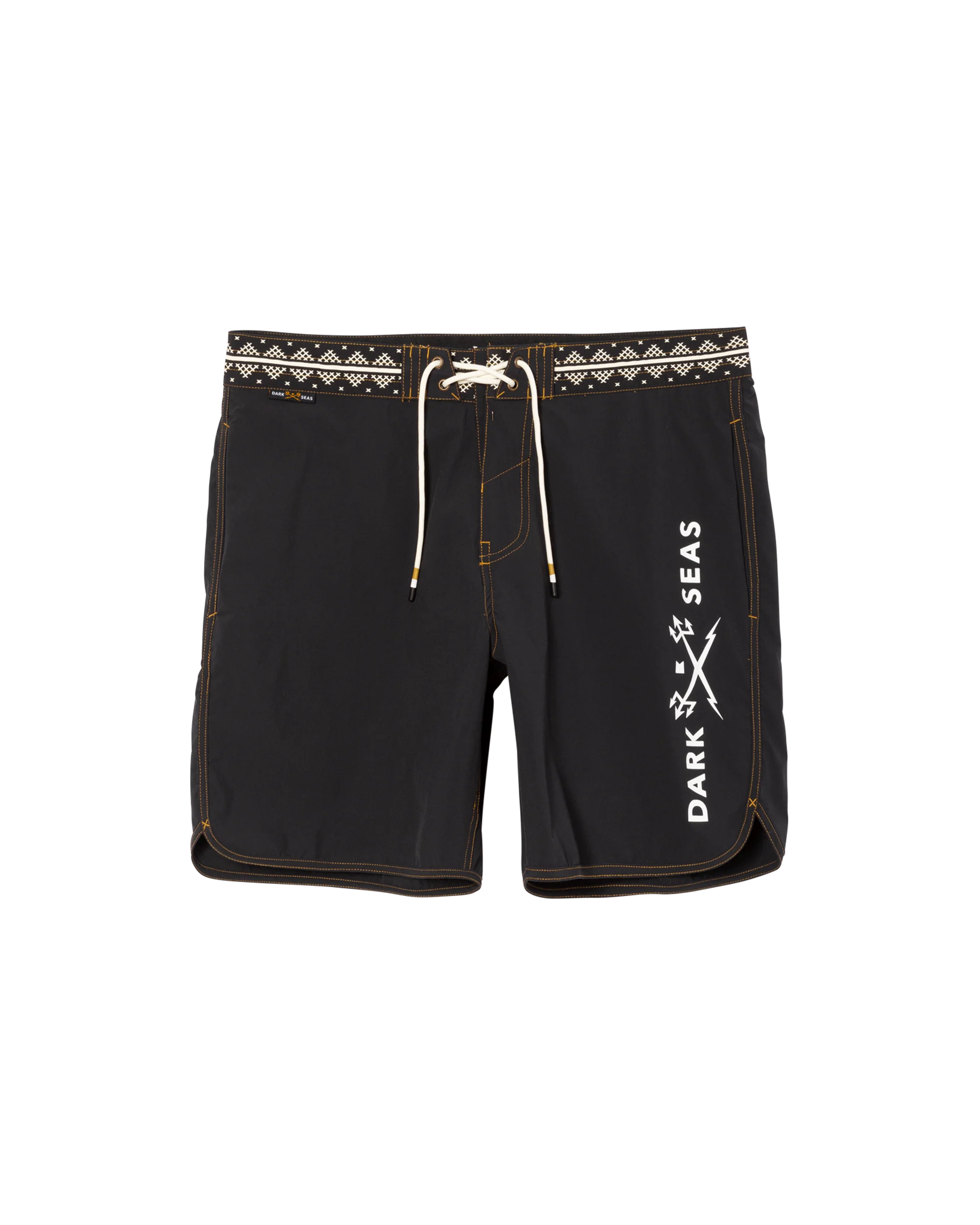 Dark Seas Faron Boardshort - Black
