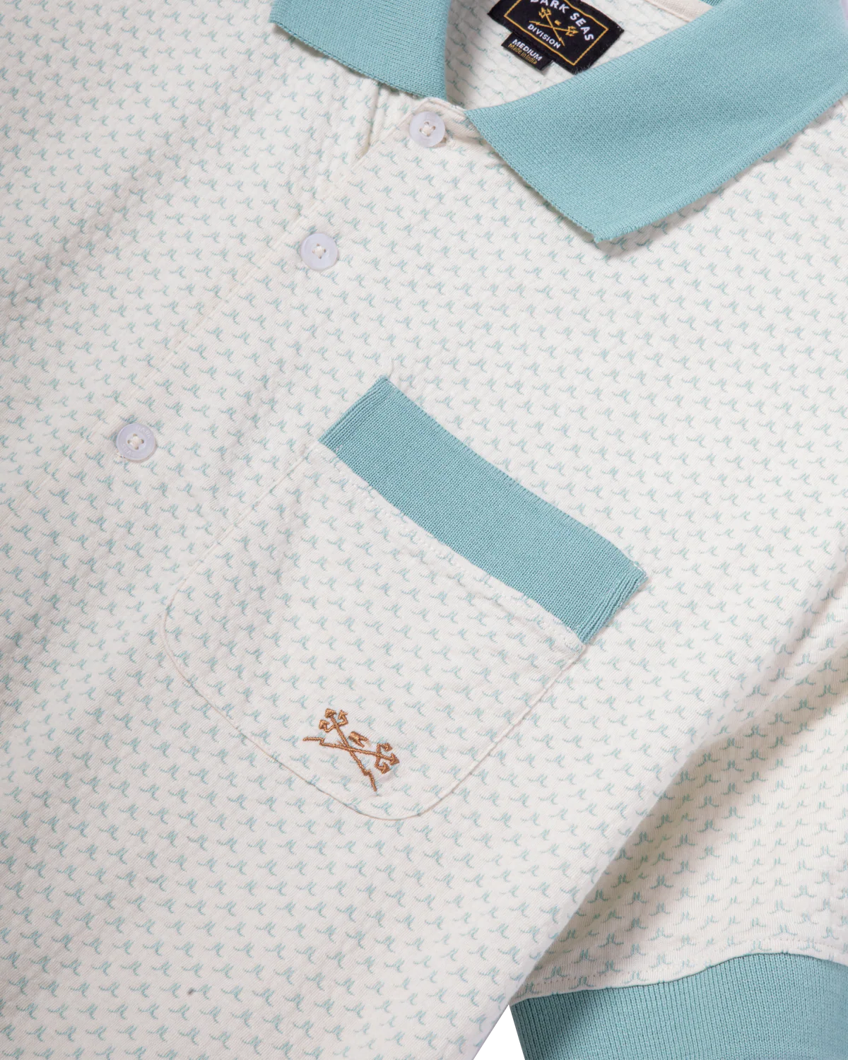 Dark Seas Homer Polo - ANTIQUE - Image 3