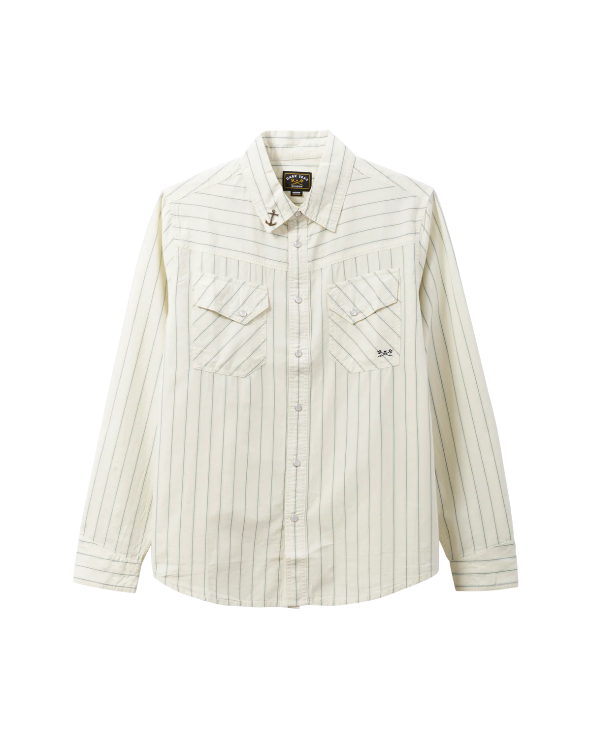 Dark Seas Kimbro Shirt - Light Grey