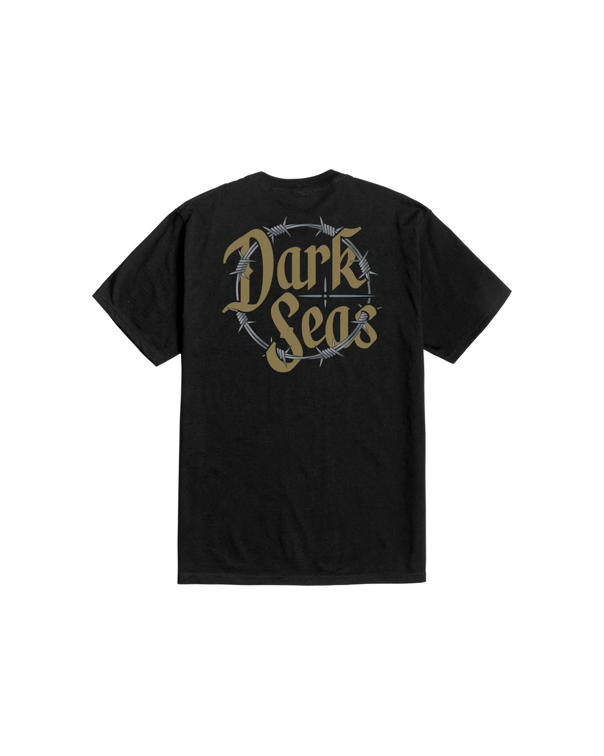 Dark Seas Round Up Pocket T-Shirt - Black