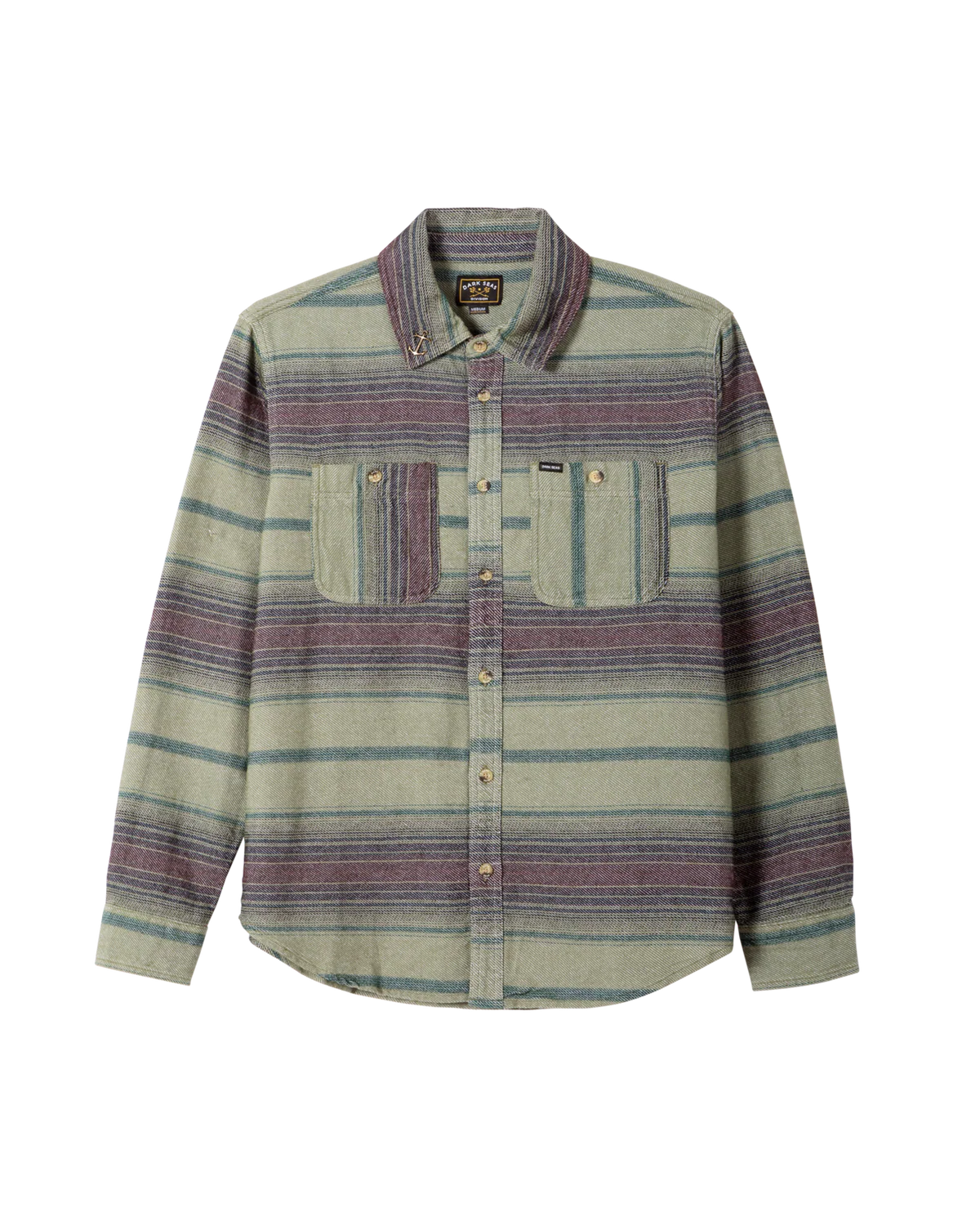 Dark Seas Summit Shirt - Brown/Olive