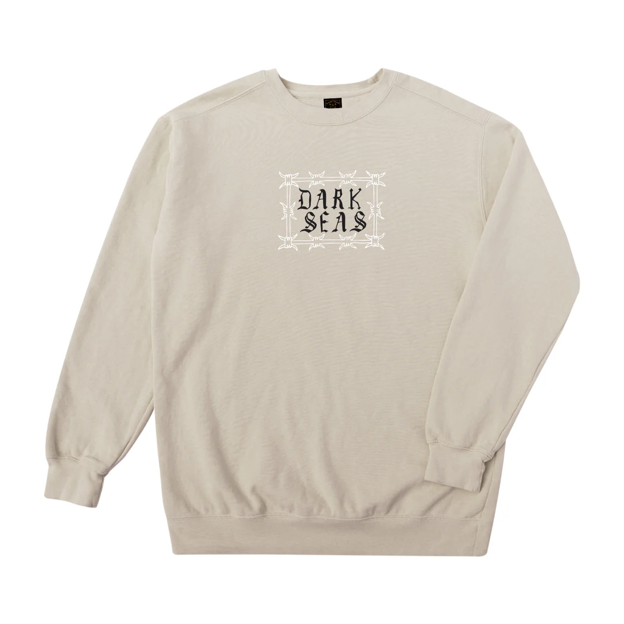 Dark Seas Trespass Pigment Crewneck - IVORY