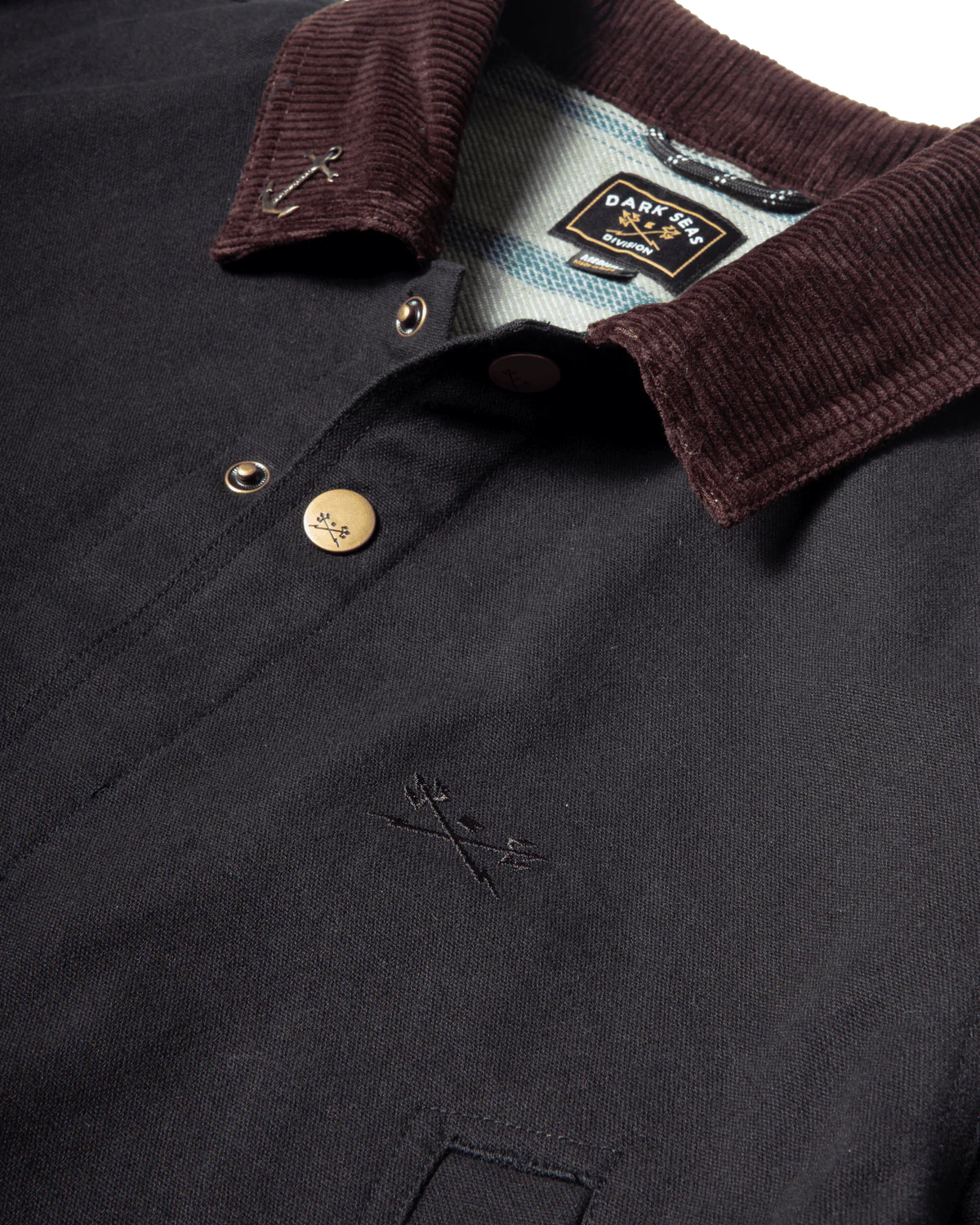Dark Seas Wrightwood Jacket - Black - Image 4