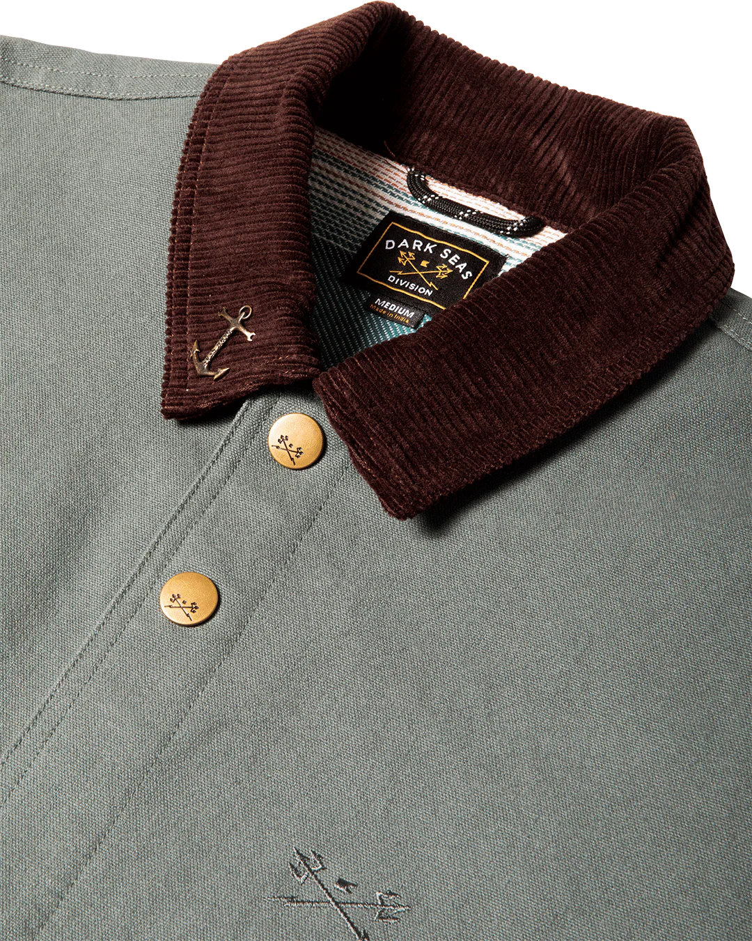 Dark Seas Wrightwood Jacket - Green - Image 4