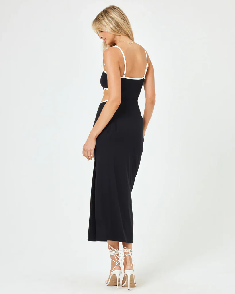 Lspace Libra Dress - Black/Cream - Image 2