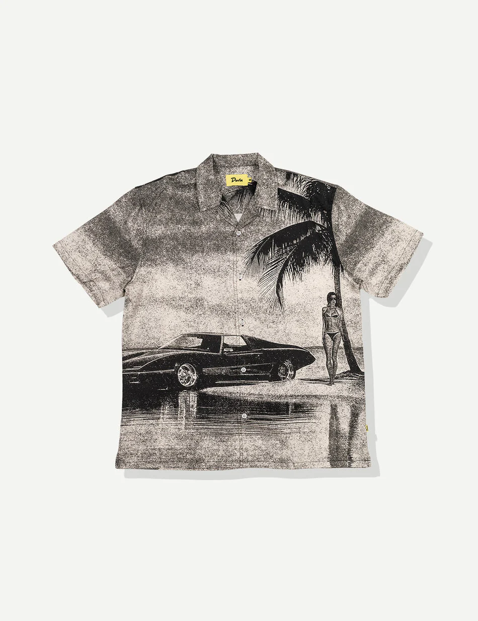 Duvin Beach Parking Buttonup - Black
