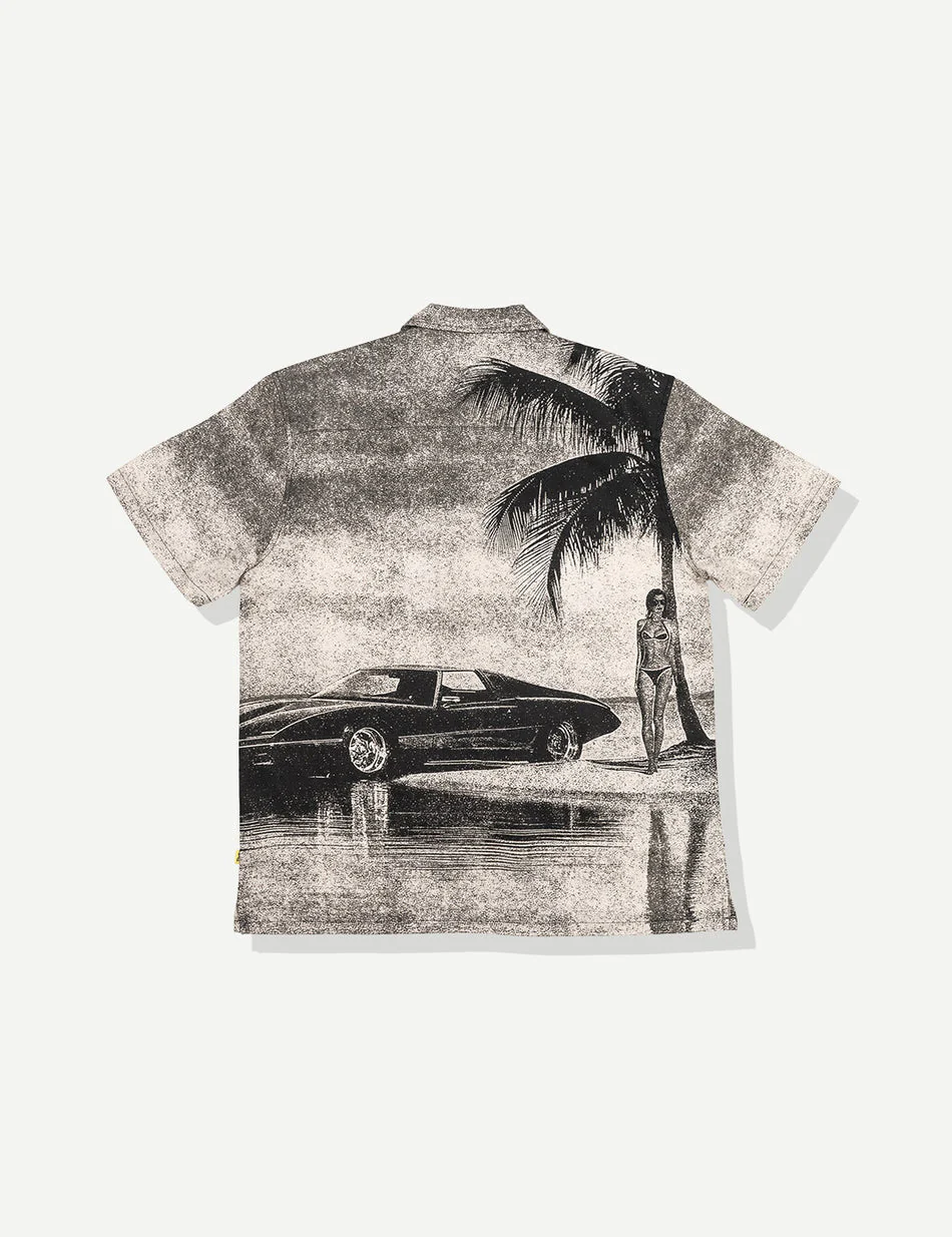 Duvin Beach Parking Buttonup - Black - Image 2
