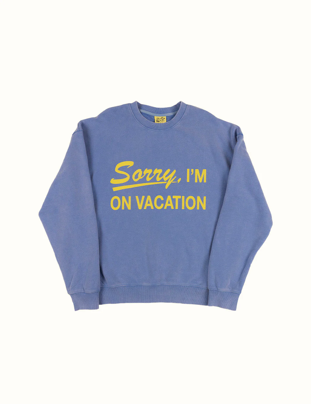Duvin Airplane Mode Crew Sweater - BLUE - Image 2