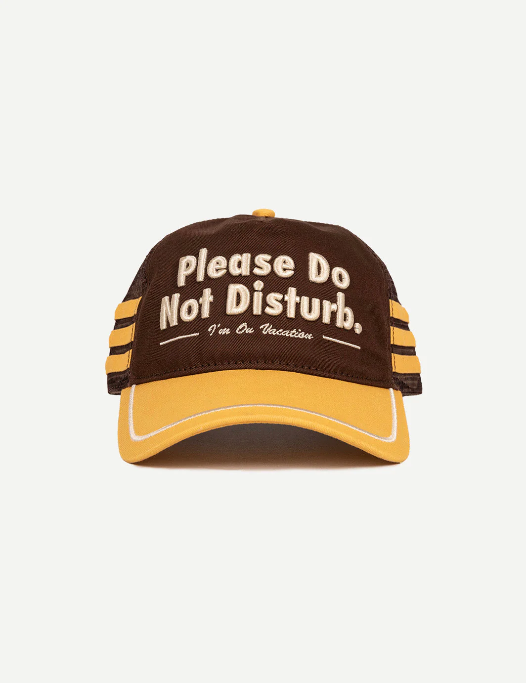 Duvin Do Not Disturb Trucker Hat - Brown