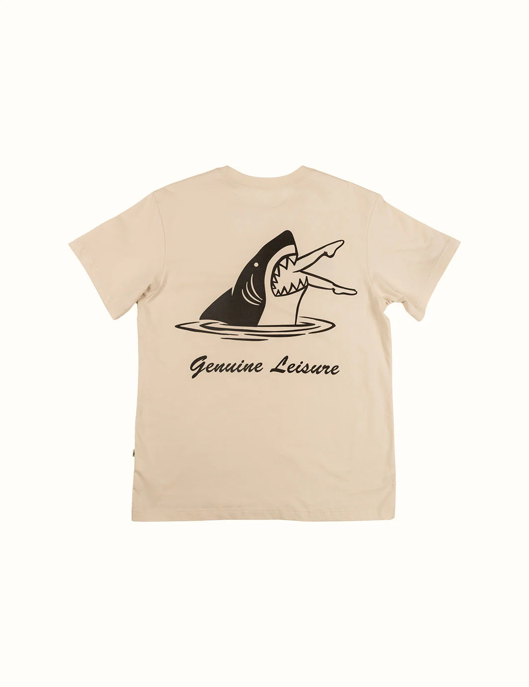 Duvin Shark Bite Pima Tee - ANTIQUE