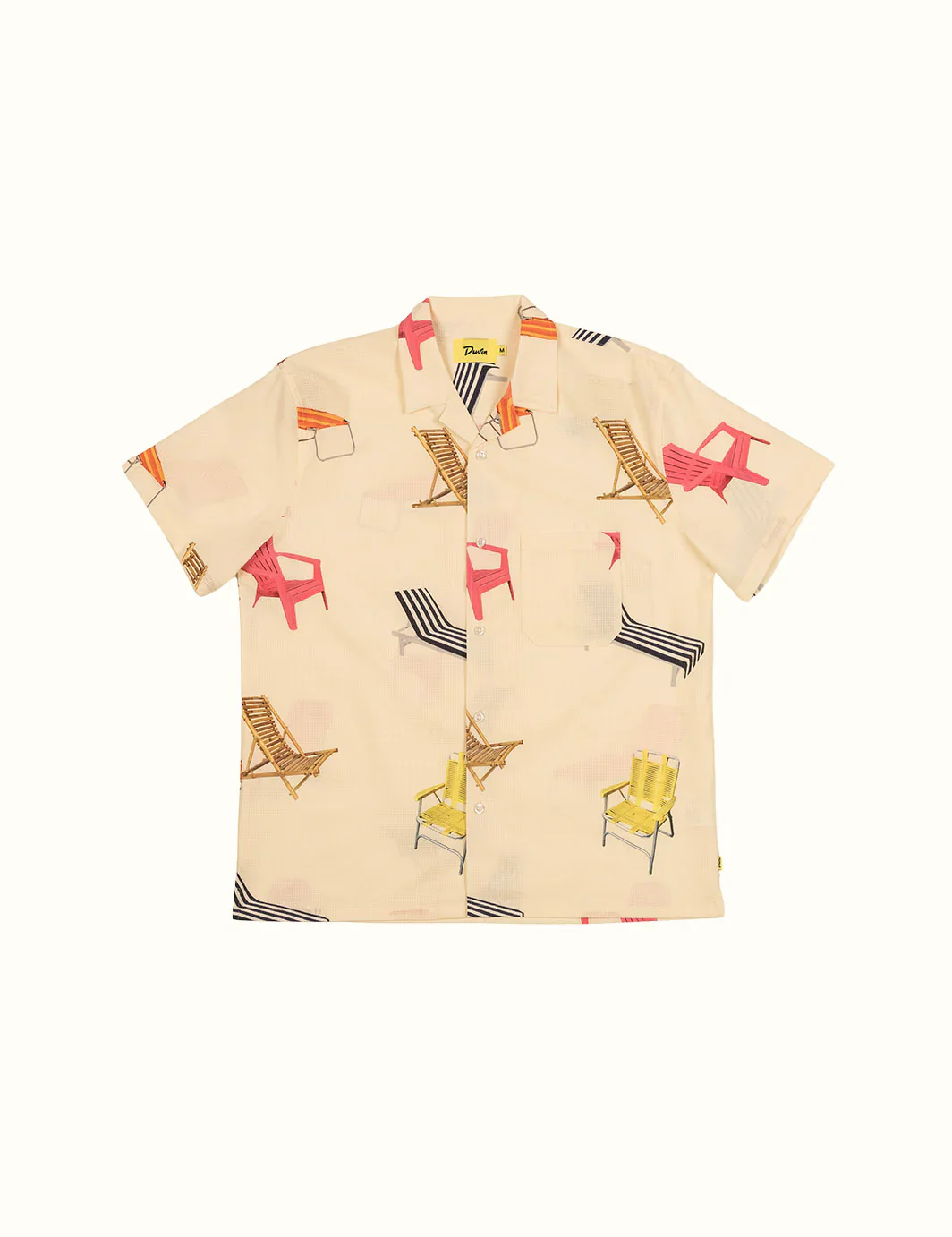 Duvin BEACH CHAIR LEISURE STRETCH BUTTONUP - ANTIQUE