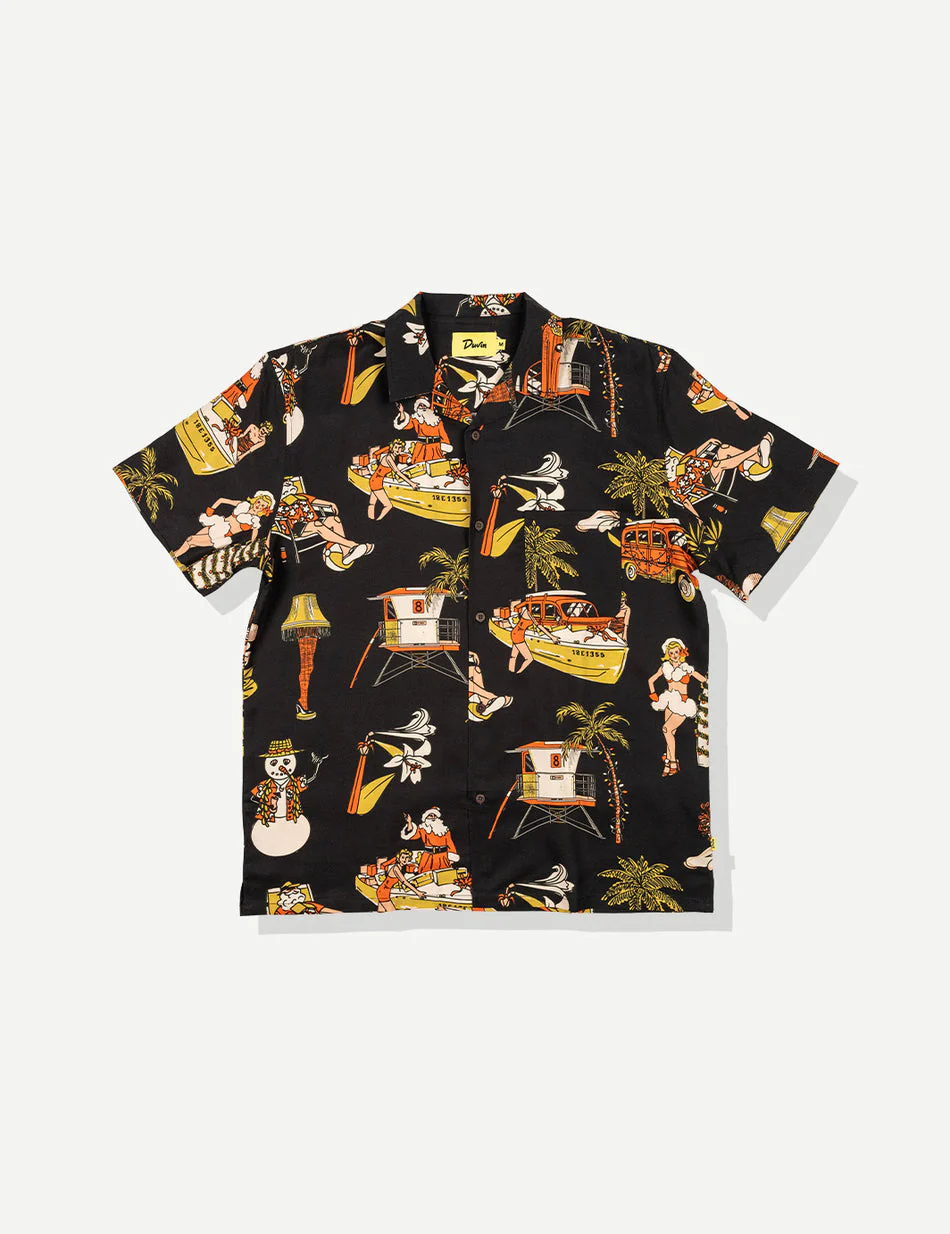 Duvin Holidays Buttonup - Black