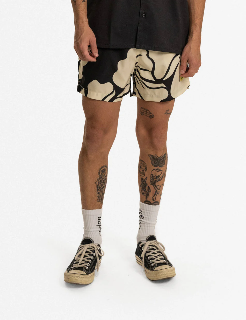 Duvin Paradise Swim Short - Black - Image 3