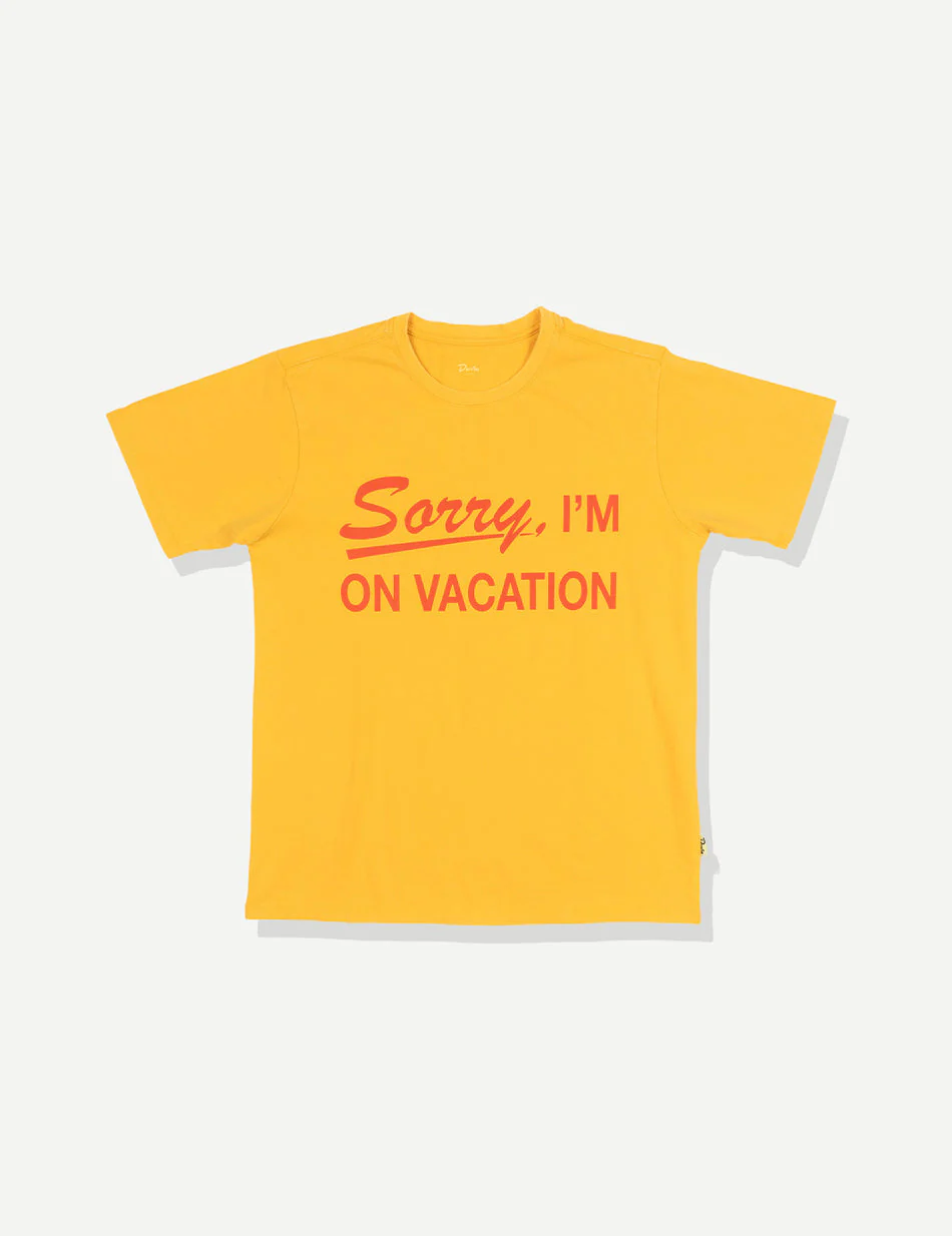 Duvin Sorry Tee - Yellow