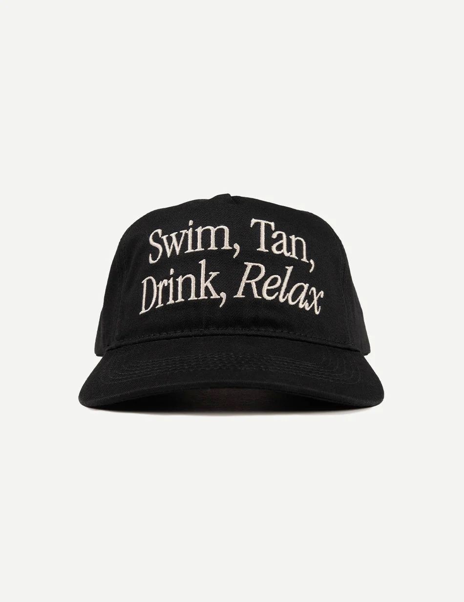 Duvin Swim Tan Relax Hat - Black - Image 2