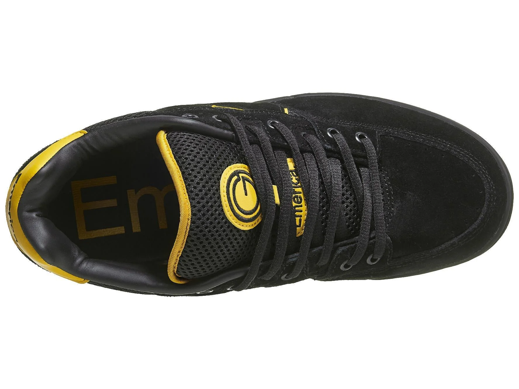 Emerica OG-1 Skateboarding Shoe - BLACK/YELLOW - Image 2