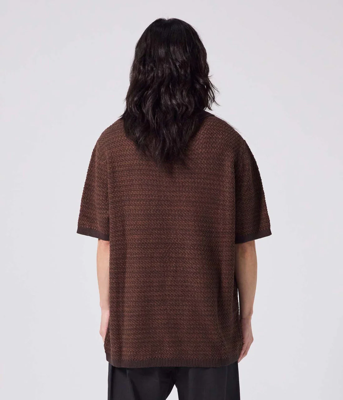 Former Ag Open Collar Polo - Copper - Image 4