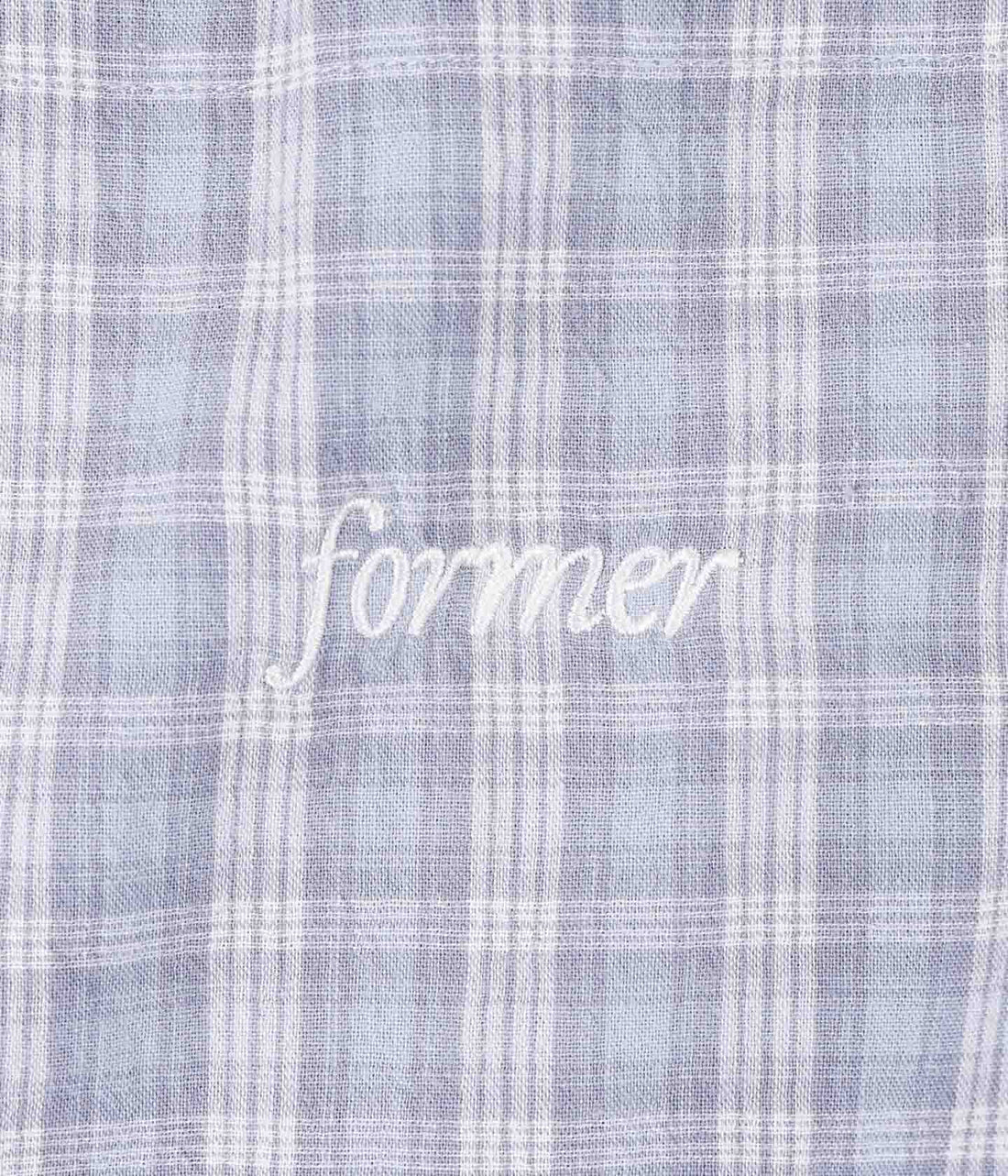 Former Manners Check Short Sleeve Shirt - Blue - Image 4