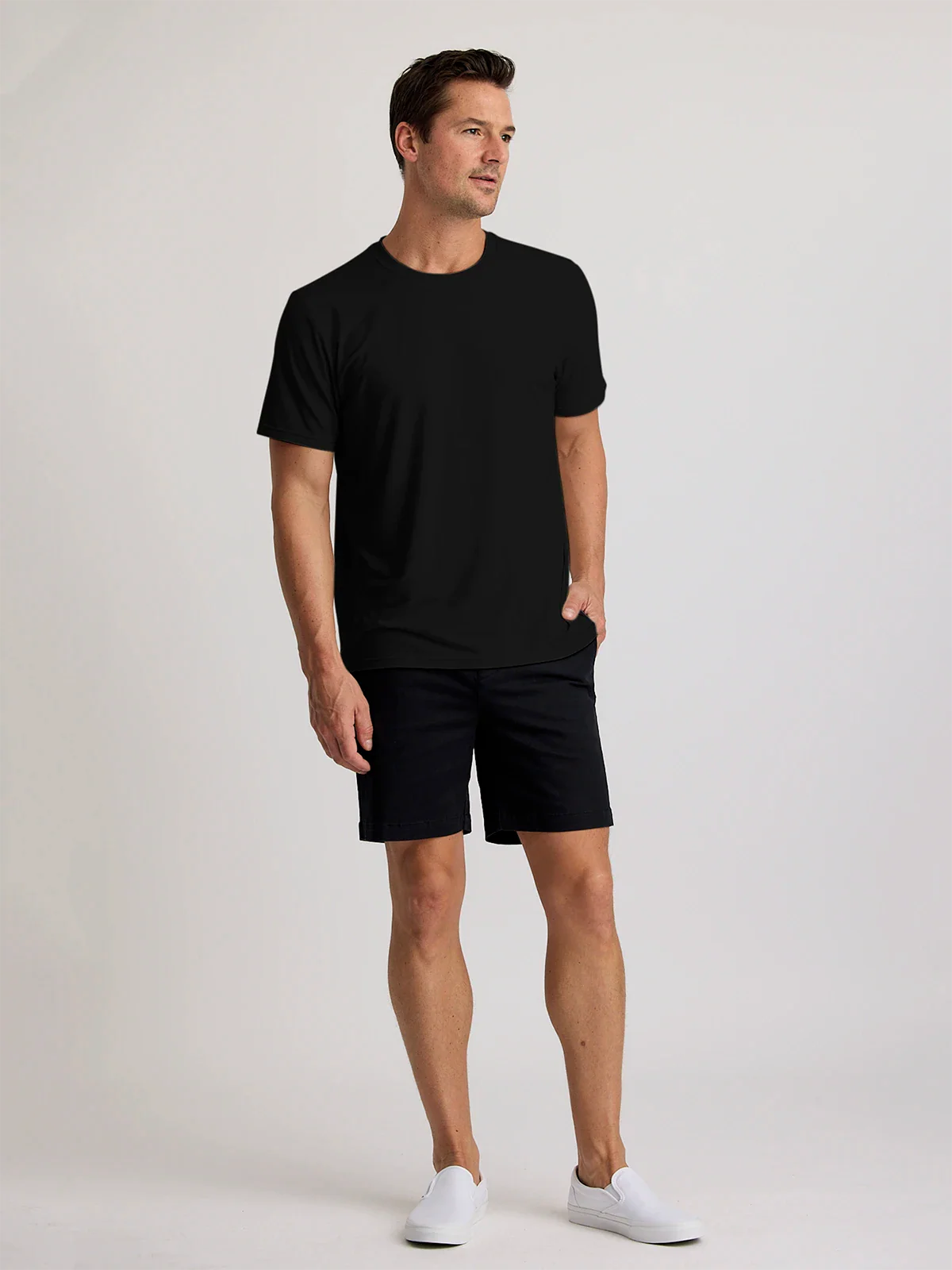 Free Fly Men'S Elevate Lightweight Tee - Black - Image 3