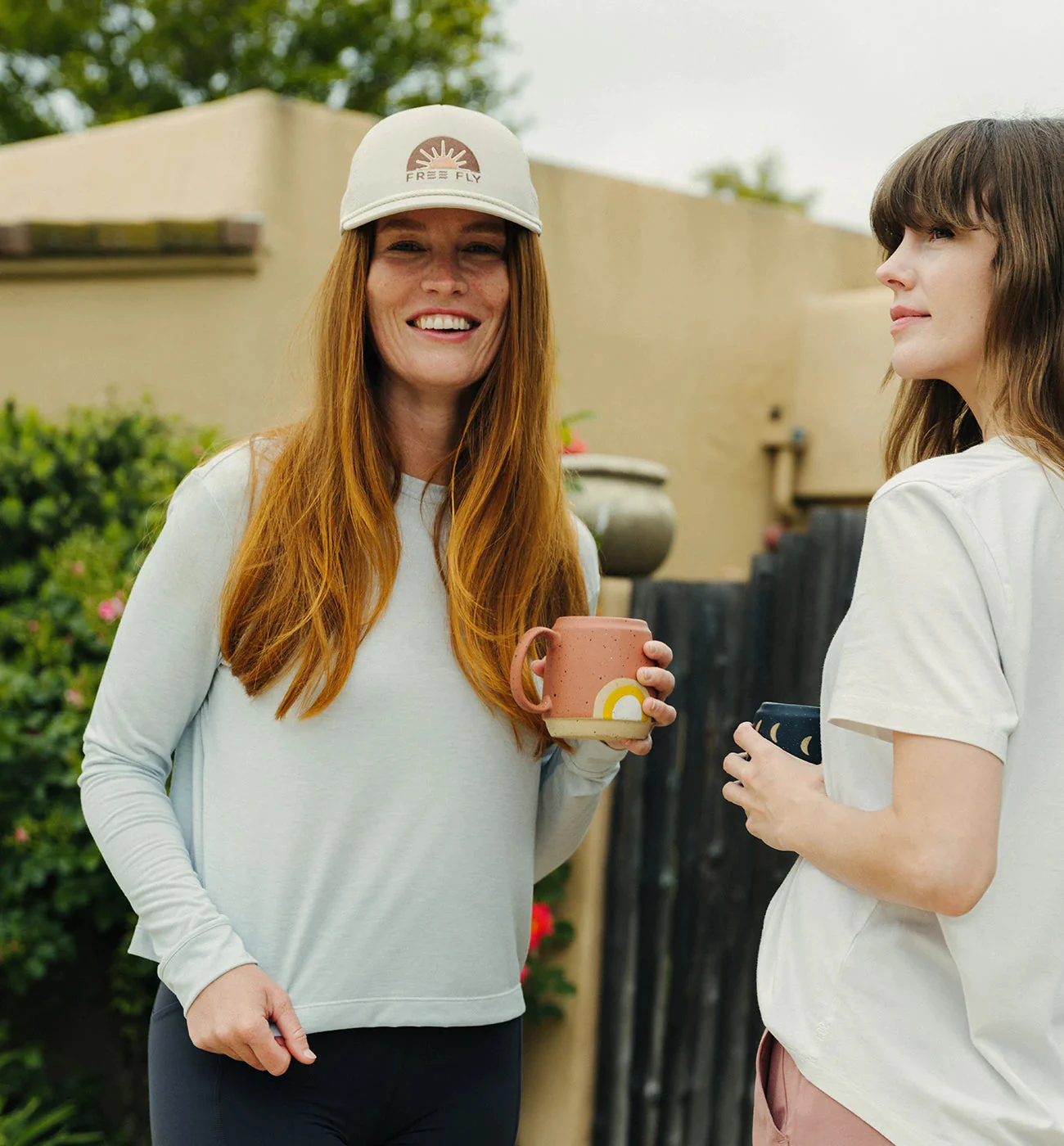 Free Fly Women's Daybreak Trucker Hat - STONE - Image 3
