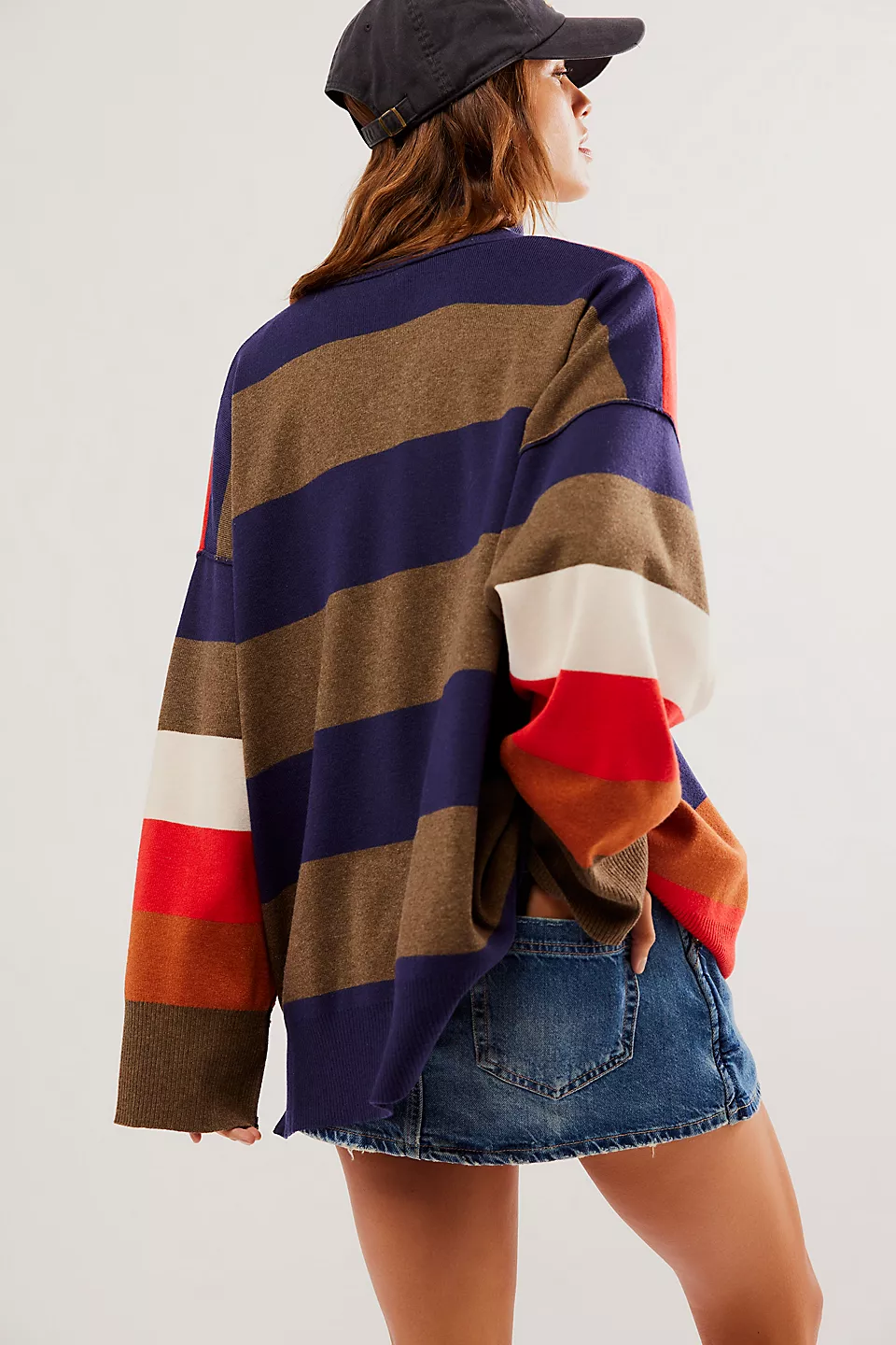 Free People Coastal Stripe Pullover - SET SAIL COMBO - Image 2