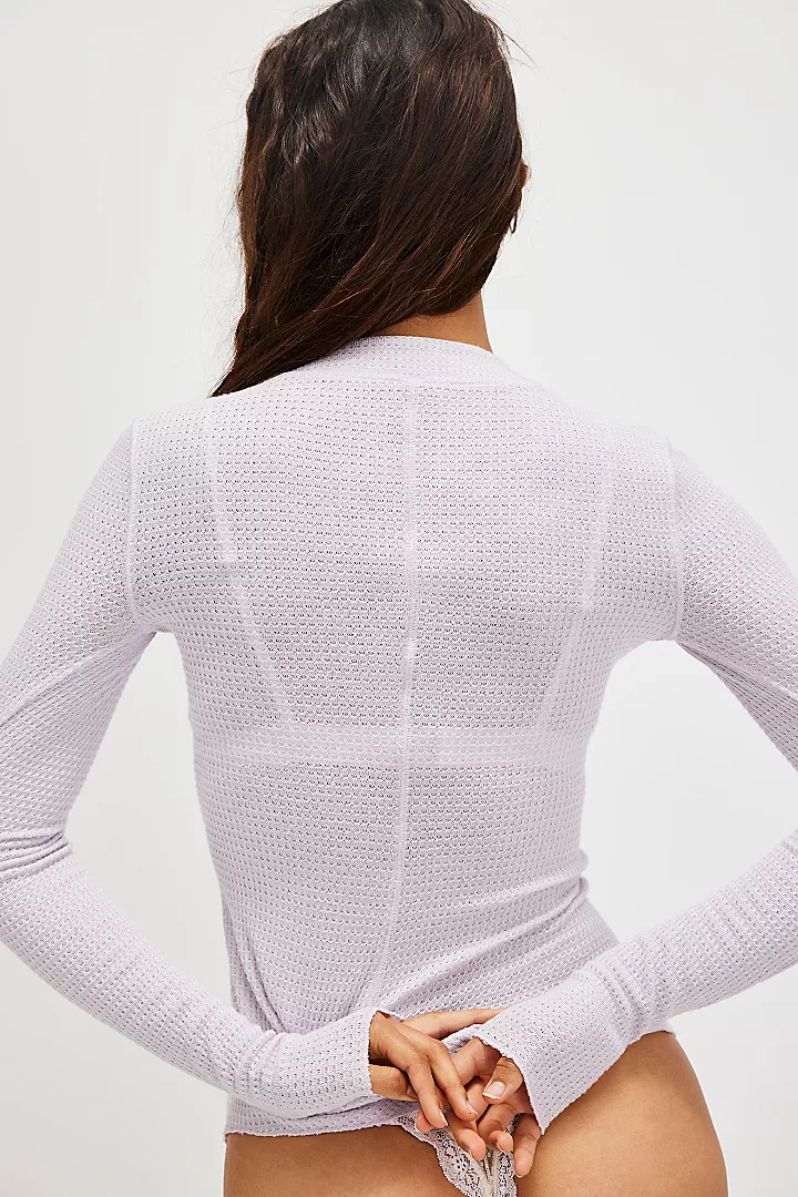 Free People Going Places Cardi - Lavender Ice - Image 2