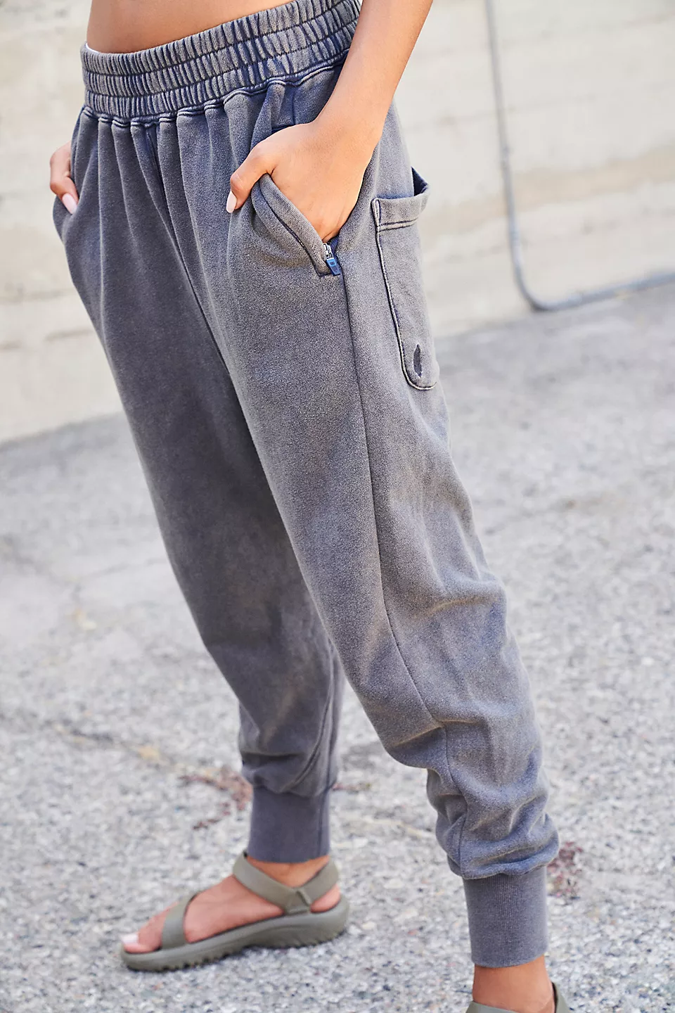 Free People June Bug Jogger - NAVY SHADE - Image 3