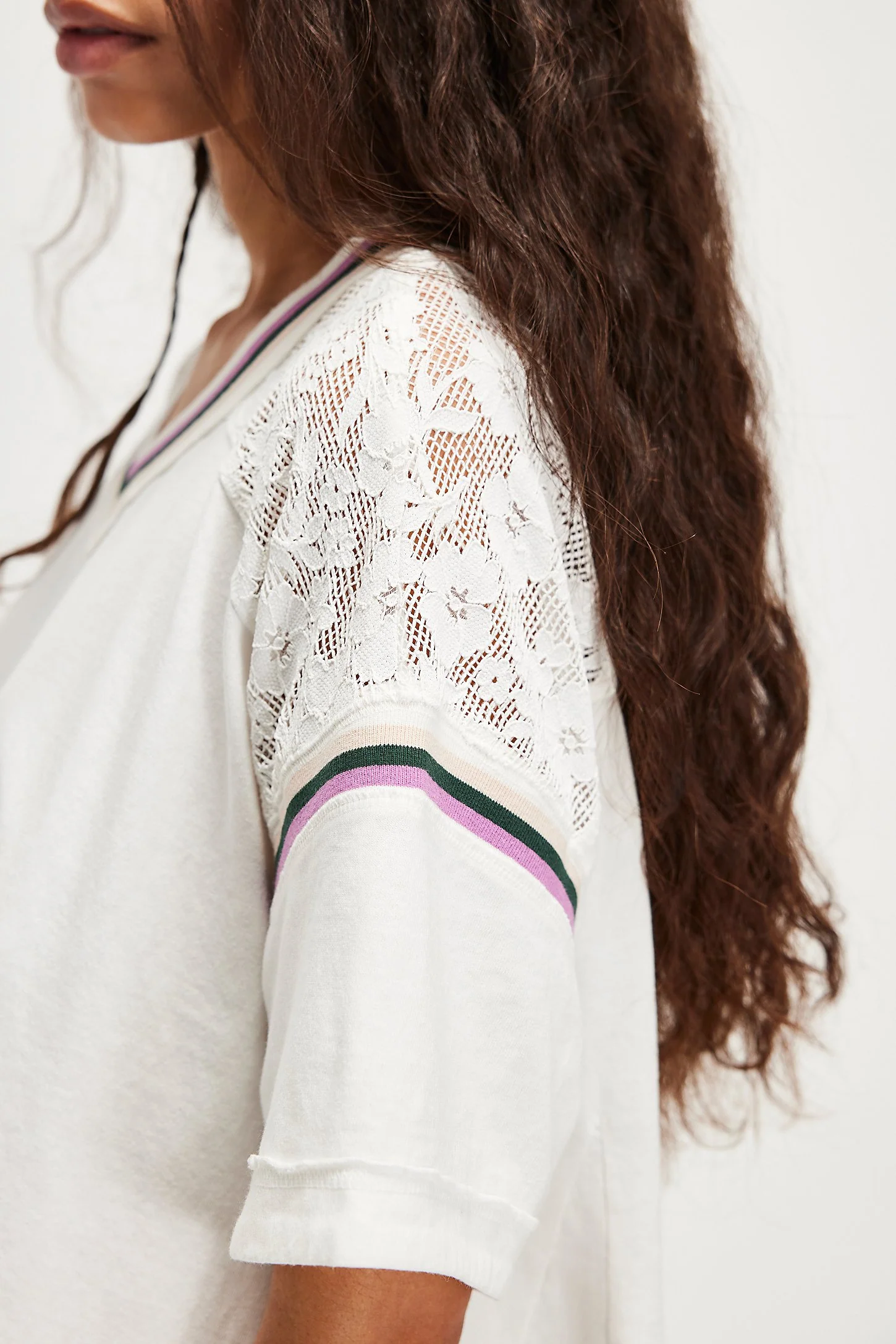 Free People Knockout Top - Ivory Combo - Image 3