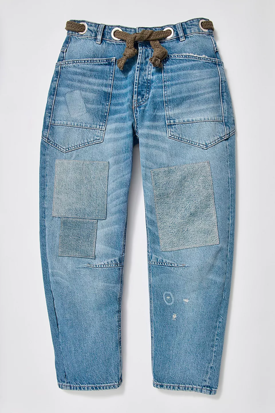 Free People Pan Moxie Low Slung Pull On - Truest Blue - Image 5