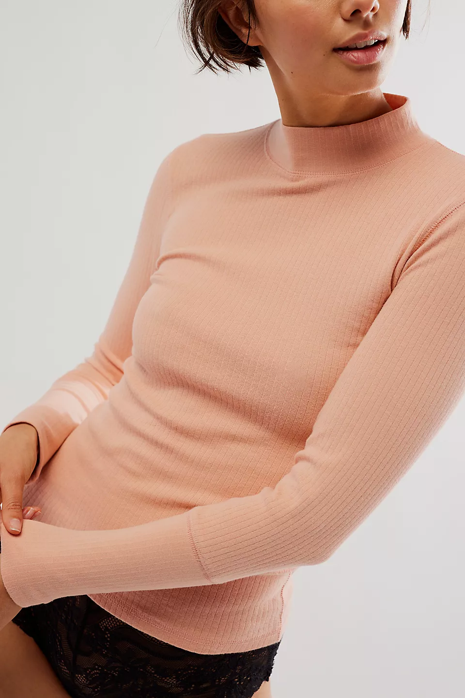 Free People The Rickie Top - Smoke Rose - Image 3
