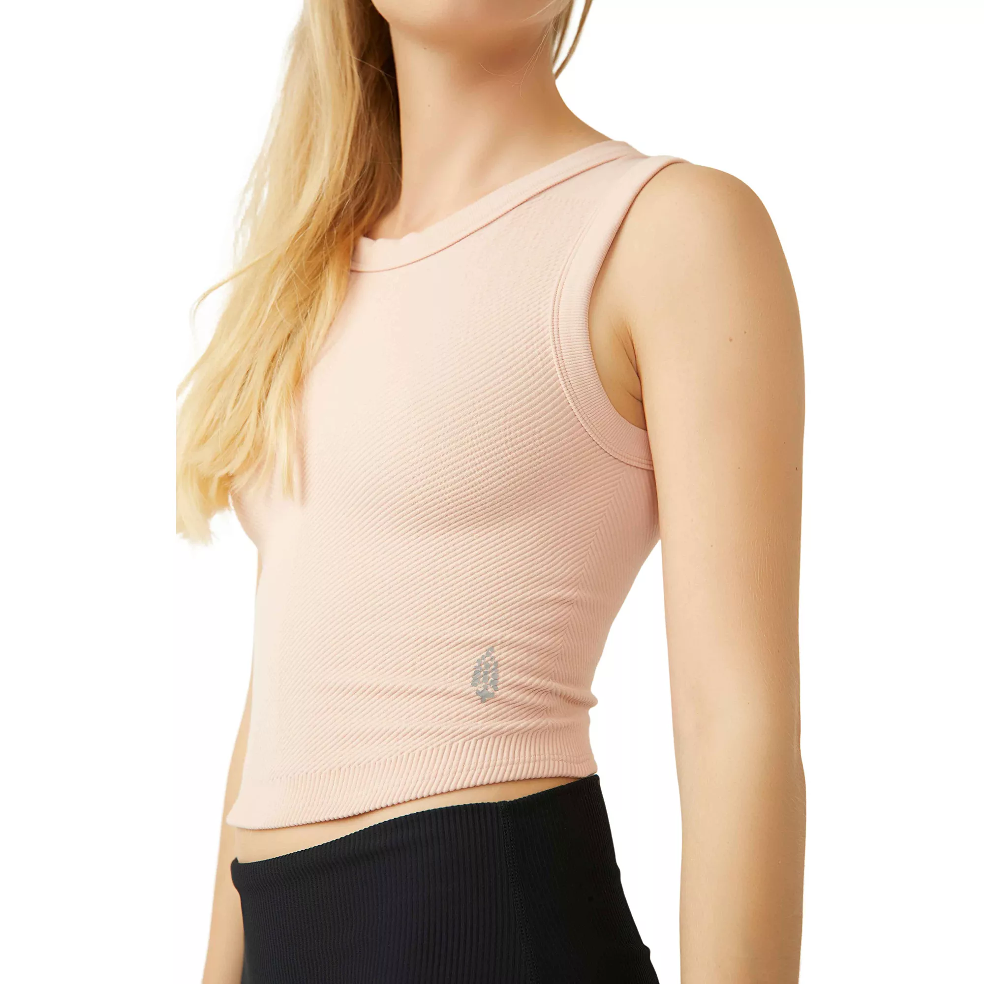 Free People Free Throw Muscle Tank - Pink Salt - Image 4