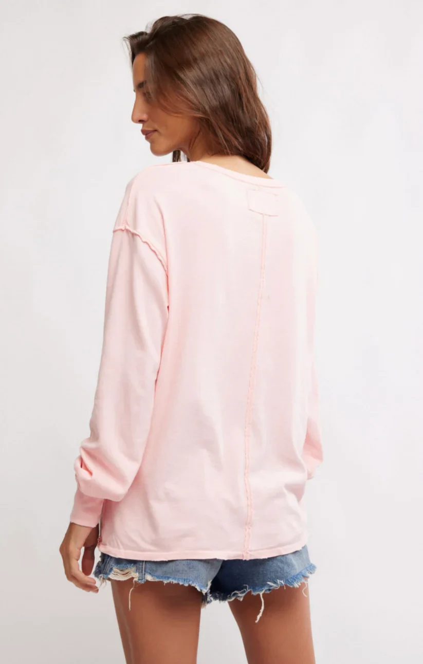 Free People We The Free Fade Into You Tee - PALE ROSETTE - Image 2