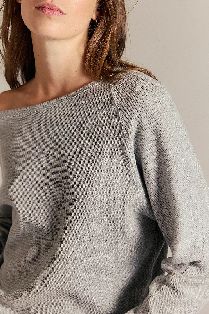 Free People We The Free Jess Long Sleeve - Heather Grey - Image 3