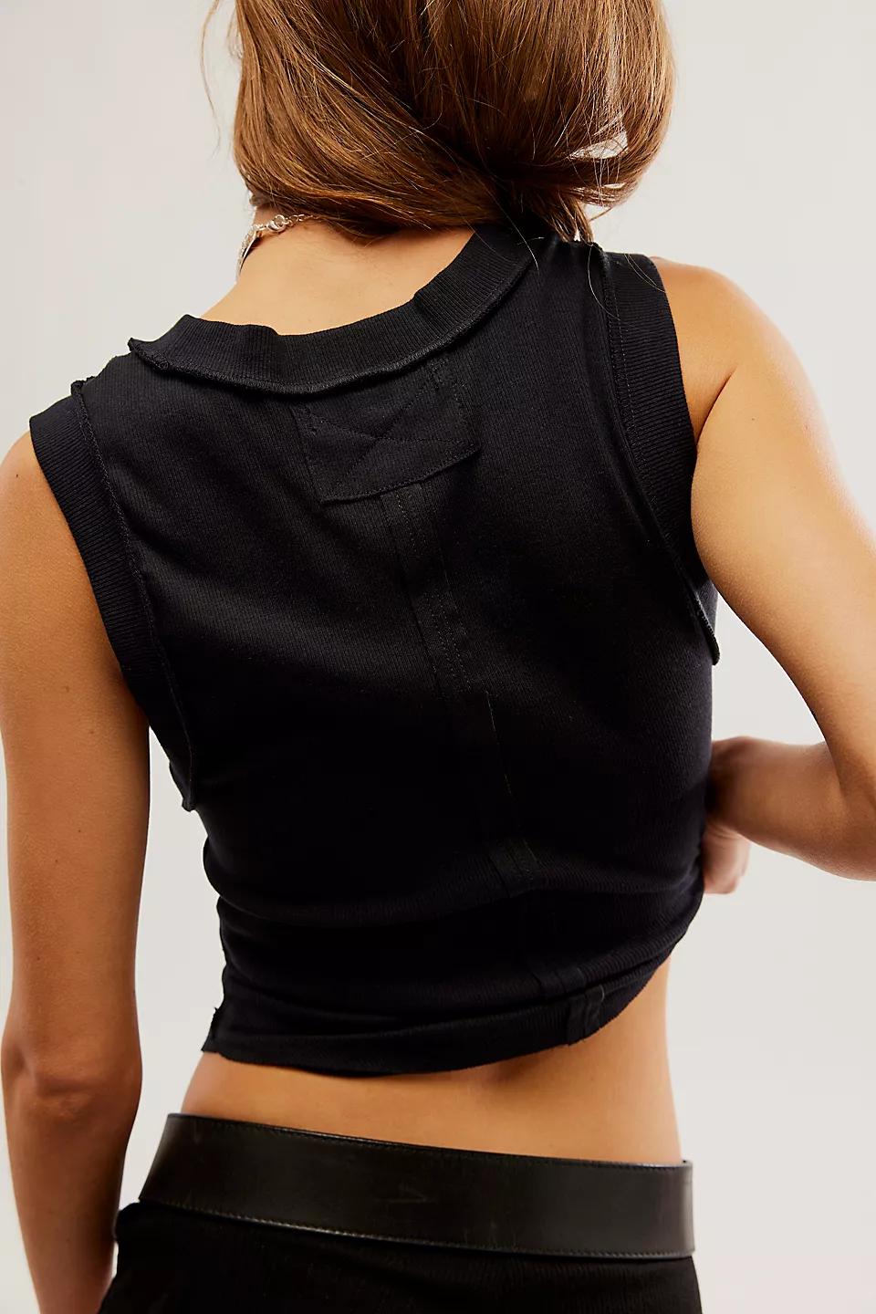 Free People We The Free Kate Tee - BLACK - Image 2