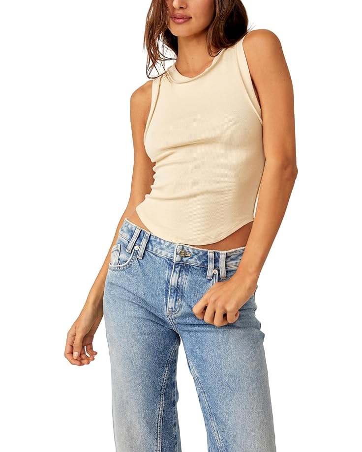Free People We The Free Kate Tee - Bleached Sand