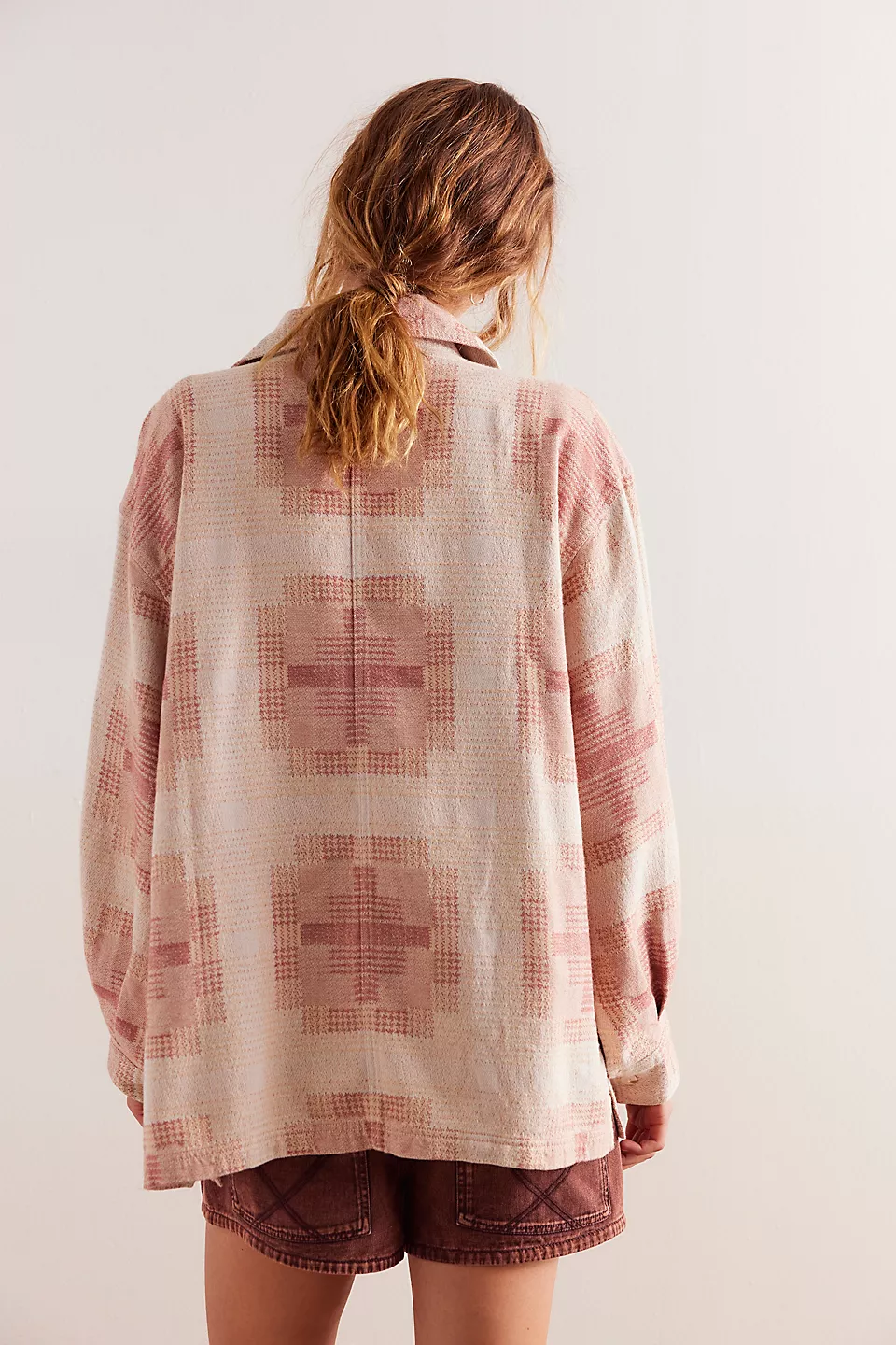 Free People We The Free Keep It Cozy Shirt - BERRY COMBO - Image 2