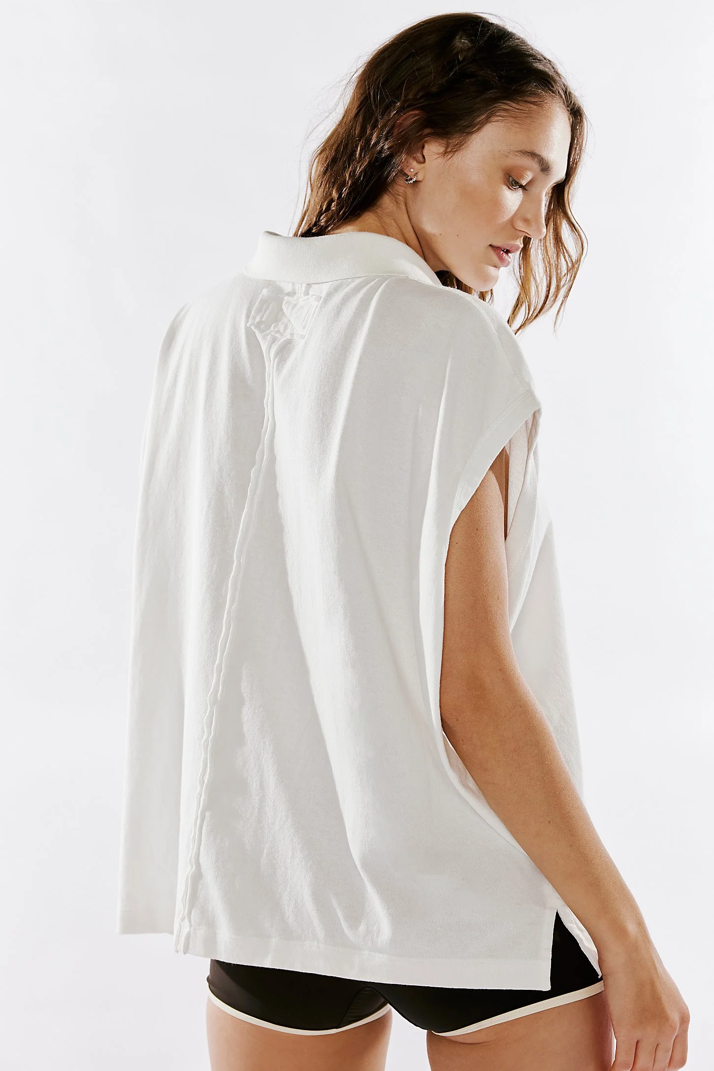 Free People We The Free Keep On Polo - Clean Ivory - Image 2