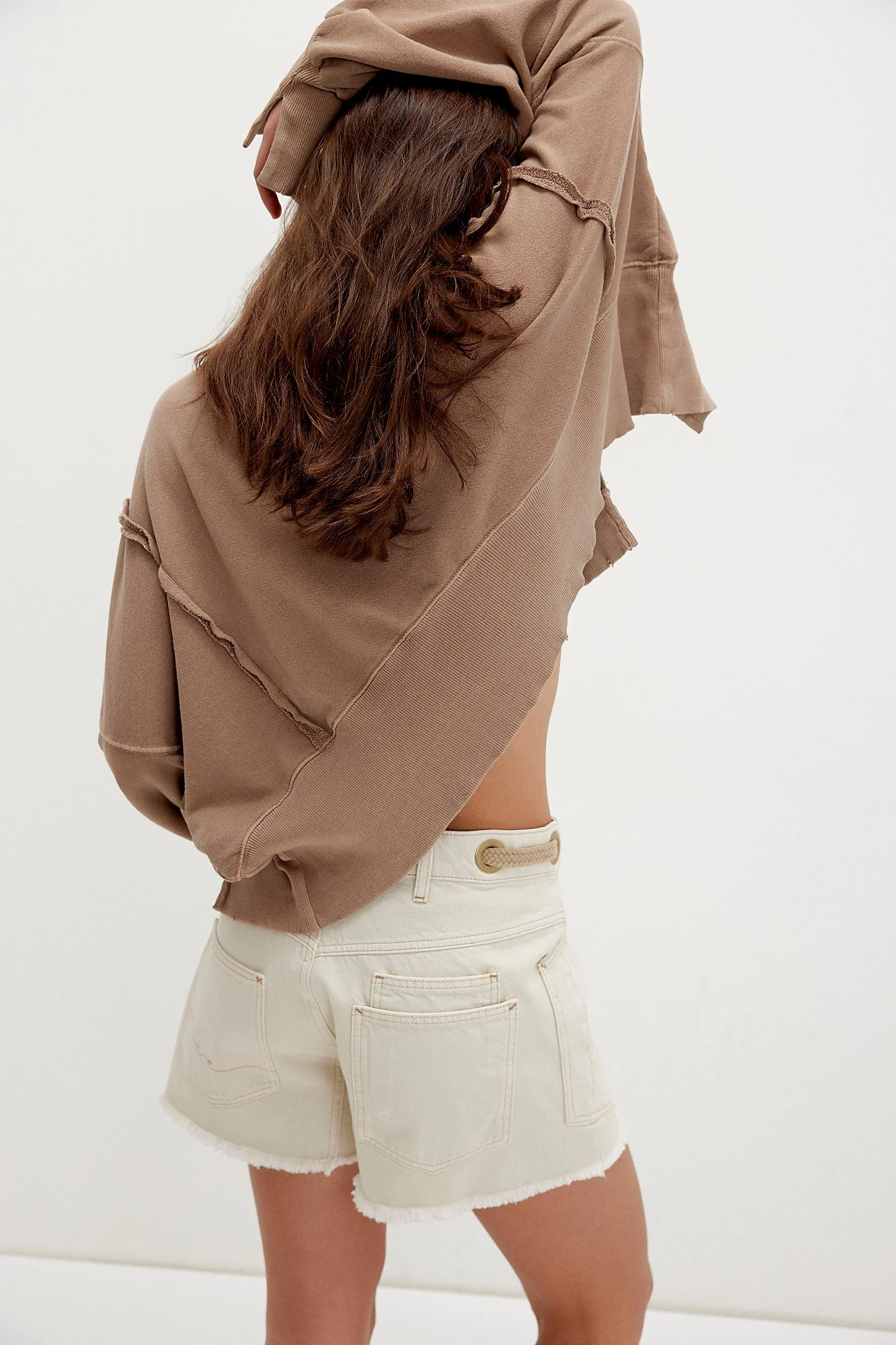 Free People We The Free Moxie Shorts - White - Image 4
