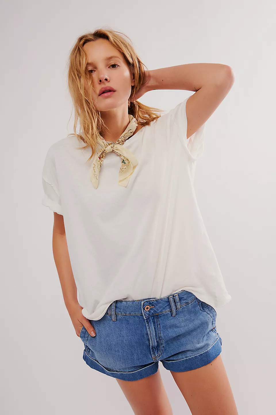Free People We The Free Nina Tee - IVORY