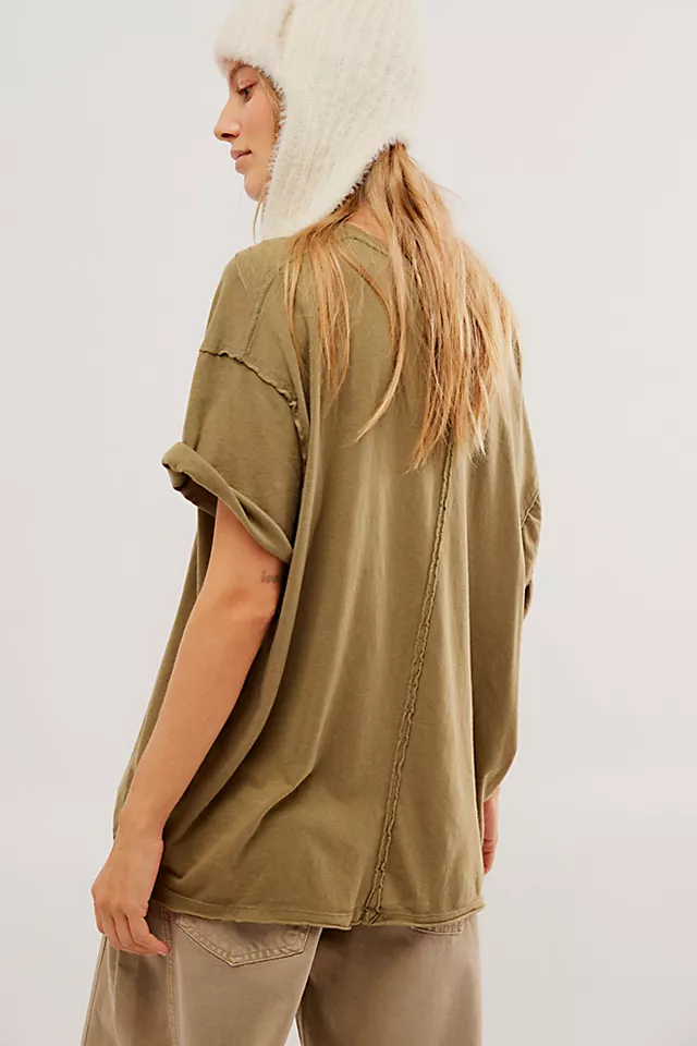 Free People We The Free Nina Tee - Willow - Image 2