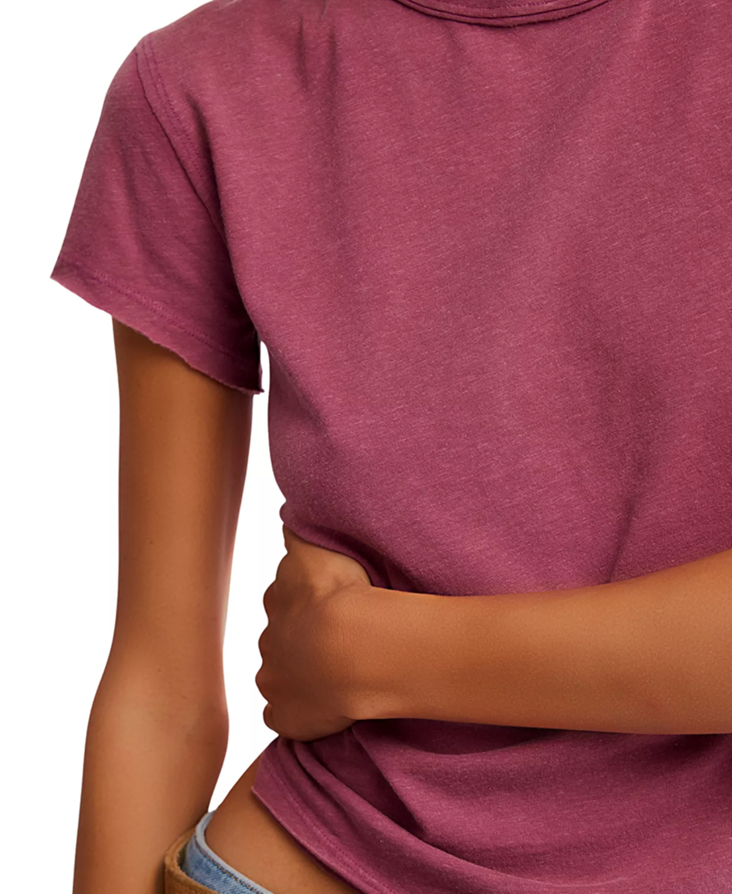Free People We The Free Nova Tee - Crushed Berry - Image 3