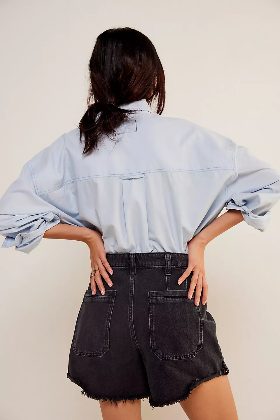 Free People We The Free Palmer Shorts - Outer Space - Image 2